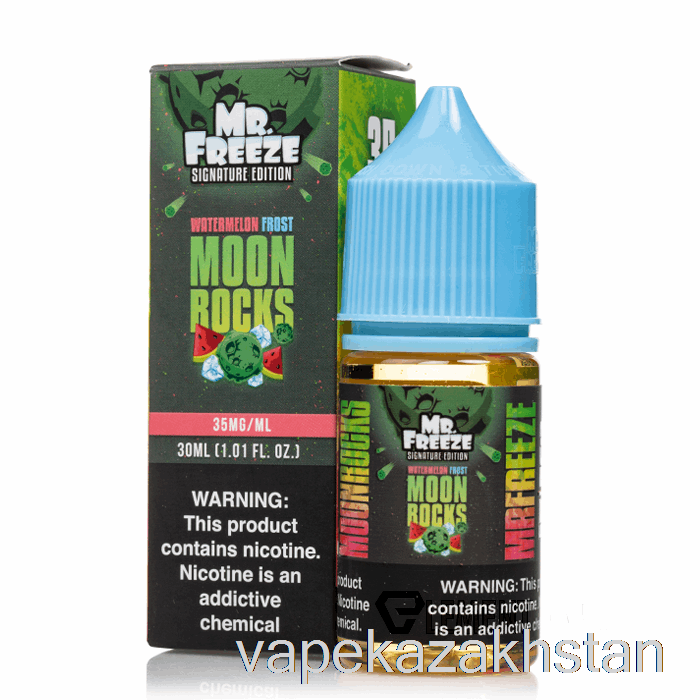 Vape Kazakhstan Moonrocks - Watermelon Frost - Mr Freeze Salts - 30mL 50mg